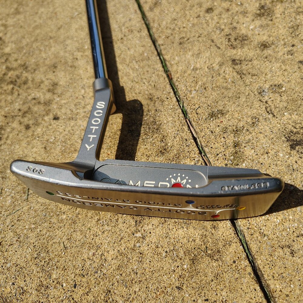 Scotty Cameron Stainless Blade Putter 35 Original Authentic Headcover Divot Tool